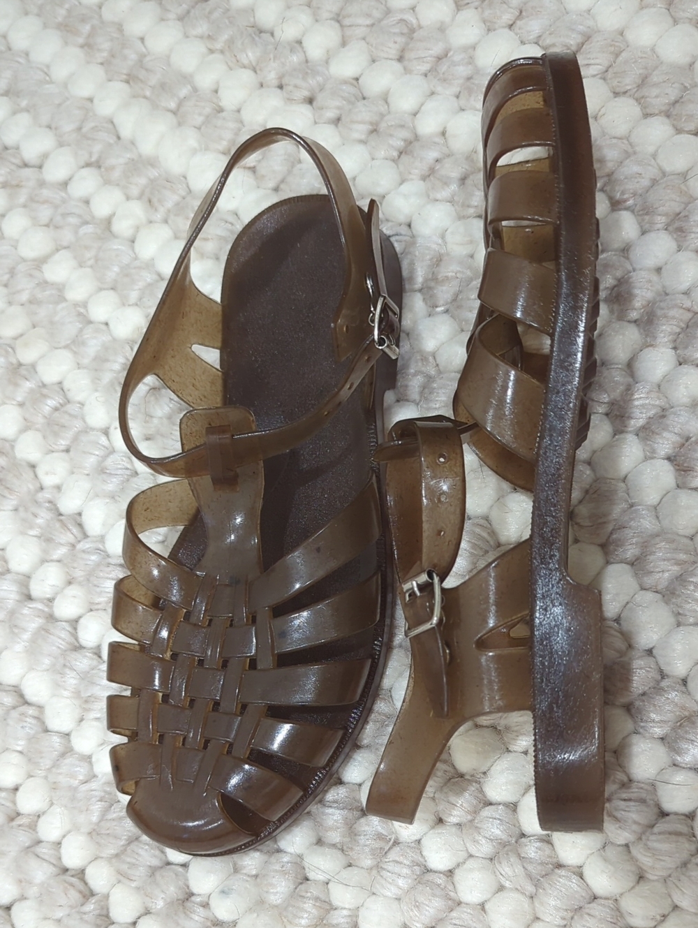 NEW Plasticana Women’s Hemp Jelly Fisherman Sandals 43 Women's 11+ - Picture 11 of 11